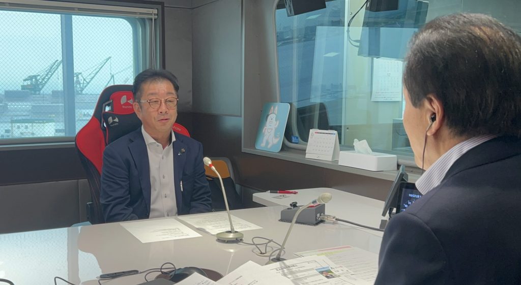 就任1年を振り返る、養父市・大林市長（ラジオ関西スタジオにて）